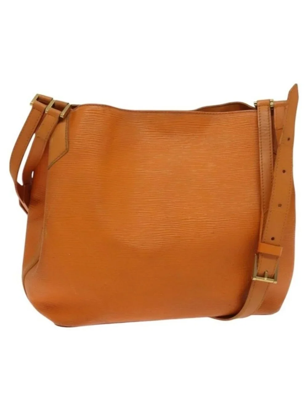 Authentic LOUIS VUITTON Epi Mandala MM Shoulder Bag Orange Mandarin M5889H LV